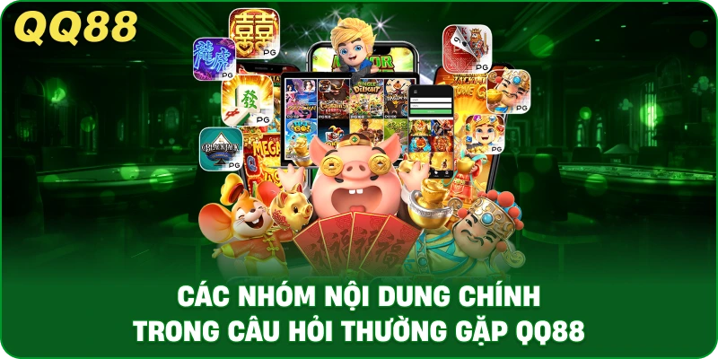 Các Nhóm Nội Dung Chính Trong Câu Hỏi Thường Gặp QQ88